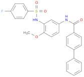 N-[3-(4-fluorobenzenesulfonamido)-4-methoxyphenyl]-4-phenylbenzamide