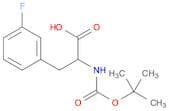 2-[(TERT-BUTOXYCARBONYL)AMINO]-3-(3-FLUOROPHENYL)PROPANOIC ACID