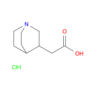 1-Azabicyclo[2.2.2]octane-3-acetic acid, hydrochloride