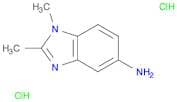 1H-​Benzimidazol-​5-​amine, 1,​2-​dimethyl-​, hydrochloride (1:2)