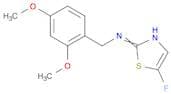1-(2,4-dimethoxyphenyl)-N-(5-fluoro-2,3-dihydro-1,3-thiazol-2-ylidene)methanamine
