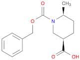 (3R,6S)-1-((Benzyloxy)carbonyl)-6-methylpiperidine-3-carboxylic acid