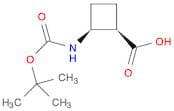 Cyclobutanecarboxylic acid, 2-[[(1,1-dimethylethoxy)carbonyl]amino]-,(1R,2S)-