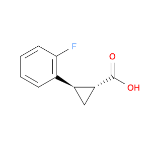 Cyclopropanecarboxylic acid, 2-(2-fluorophenyl)-, (1R,2R)-rel-