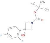 tert-butyl 3-(2,4-difluorophenyl)-3-hydroxyazetidine-1-carboxylate