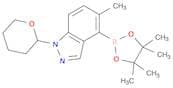 5-Methyl-1-(oxan-2-yl)-4-(4,4,5,5-tetramethyl-1,3,2-dioxaborolan-2-yl)-1H-indazole
