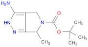 Pyrrolo[3,4-c]pyrazole-5(1H)-carboxylic acid,
  3-amino-4,6-dihydro-6-methyl-, 1,1-dimethylethyl e…
