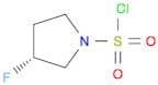 (3R)-3-fluoropyrrolidine-1-sulfonylchloride