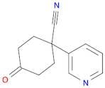 4-oxo-1-(pyridin-3-yl)cyclohexane-1-carbonitrile