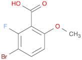 3-Bromo-2-fluoro-6-methoxybenzoic acid