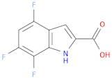 4,6,7-Trifluoro-1H-Indole-2-Carboxylic Acid