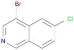 4-Bromo-6-chloroisoquinoline