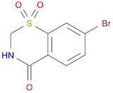 7-BROMO-2,3-DIHYDRO-4H-1,3-BENZOTHIAZIN-4-ONE 1,1-DIOXIDE