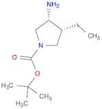 tert-butyl (3R,4R)-3-amino-4-ethylpyrrolidine-1-carboxylate