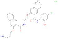 3-(3-Aminopropoxy)-N-[2-[[3-[[(4-chloro-2-hydroxyphenyl)amino]carbonyl]-2-naphthalenyl]oxy]ethyl]-…