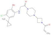 1-[3-[4-[2-[[4-Chloro-2-hydroxy-5-(1-methylcyclopropyl)phenyl]amino]acetyl]-1-piperazinyl]-1-azeti…