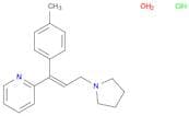 Pyridine, 2-​[(1E)​-​1-​(4-​methylphenyl)​-​3-​(1-​pyrrolidinyl)​-​1-​propen-​1-​yl]​-​, hydrochlo…