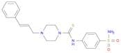 N-[4-(Aminosulfonyl)phenyl]-4-(3-phenyl-2-propaen-1-yl)-1-piperazinecarbothioamide