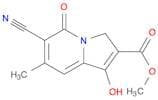 6-Cyano-3,5-dihydro-1-hydroxy-7-methyl-5-oxo-2-indolizinecarboxylicAcidMethylEster