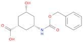 (1R,3R,5S)-rel-3-Hydroxy-5-[[(phenylmethoxy)carbonyl]amino]-cyclohexanecarboxylicAcid
