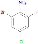 Benzenamine, 2-​bromo-​4-​chloro-​6-​iodo-