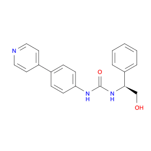 N-[(1S)-2-Hydroxy-1-phenylethyl]-N‘-[4-(4-pyridinyl)phenyl]urea