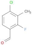 4-Chloro-2-fluoro-3-methylbenzaldehyde