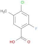 4-Chloro-2-fluoro-5-methylbenzoic acid