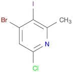 4-Bromo-6-chloro-3-iodo-2-methylpyridine