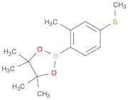 4,4,5,5-tetramethyl-2-[2-methyl-4-(methylsulfanyl)phenyl]-1,3,2-dioxaborolane