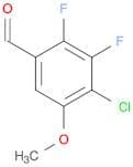 4-Chloro-2,3-difluoro-5-methoxybenzaldehyde