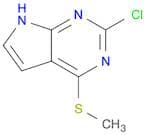 2-Chloro-4-(methylthio)-7H-pyrrolo[2,3-d]pyrimidine