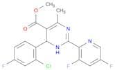 4-​(2-Chloro-​4-​fluorophenyl)​-​2-​(3,​5-​difluoro-​2-​pyridinyl)​-​1,​4-​dihydro-​6-​methyl-​5-​…