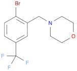 4-[[2-Bromo-5-(trifluoromethyl)phenyl]methyl]morpholine