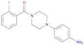 {4-[4-(2-Fluorobenzoyl)piperazin-1-yl]phenyl}amine