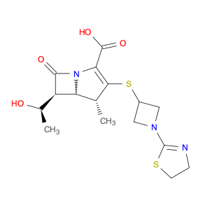 1-Azabicyclo[3.2.0]hept-2-ene-2-carboxylic acid,3-[[1-(4,5-dihydro-2-thiazolyl)-3-azetidinyl]thio]…