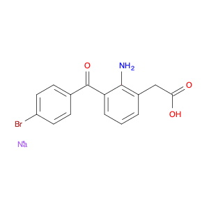 Benzeneacetic acid, 2-amino-3-(4-bromobenzoyl)-, monosodium salt
