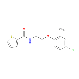 2-Thiophenecarboxamide, N-[2-(4-chloro-2-methylphenoxy)ethyl]-