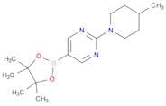 Pyrimidine, 2-(4-methyl-1-piperidinyl)-5-(4,4,5,5-tetramethyl-1,3,2-dioxaborolan-2-yl)-