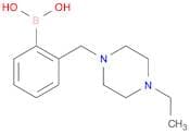 Boronic acid, B-[2-[(4-ethyl-1-piperazinyl)methyl]phenyl]-