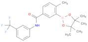 4-methyl-3-(4,4,5,5-tetramethyl-1,3,2-dioxaborolan-2-yl)-N-(3-(trifluoromethyl)phenyl)benzamide