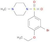 1-((3-Bromo-4-ethoxyphenyl)sulfonyl)-4-methylpiperazine