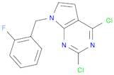 2,4-Dichloro-7-(2-fluorobenzyl)-7H-pyrrolo[2,3-d]pyrimidine