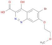 6-Bromo-4-hydroxy-7-(2-methoxyethoxy)cinnoline-3-carboxylic acid