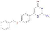 2-Amino-6-(4-(benzyloxy)phenyl)pyrimidin-4(3H)-one