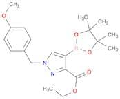 Ethyl 1-(4-methoxybenzyl)-4-(4,4,5,5-tetramethyl-1,3,2-dioxaborolan-2-yl)-1H-pyrazole-3-carboxylate