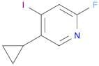5-Cyclopropyl-2-fluoro-4-iodopyridine