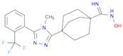 N-Hydroxy-4-(4-methyl-5-(2-(trifluoromethyl)phenyl)-4H-1,2,4-triazol-3-yl)bicyclo[2.2.2]octane-1-c…