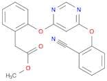 Methyl 2-(2-((6-(2-cyanophenoxy)pyrimidin-4-yl)oxy)phenyl)acetate