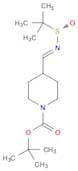 (S)-Tert-Butyl 4-(((Tert-Butylsulfinyl)Imino)Methyl)Piperidine-1-Carboxylate